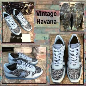 Vintage Havana Splendid Women's Decorative Sneaker  & Shoe Storage bags Size: 8